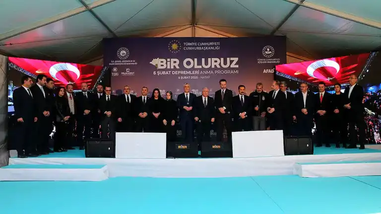 3 Bakan Hatay'dan Adıyaman Anma Programına Bağlandı